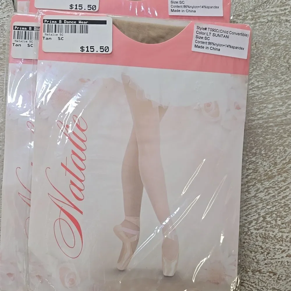 Natalie Kids Convertible Ballet Dance Tights